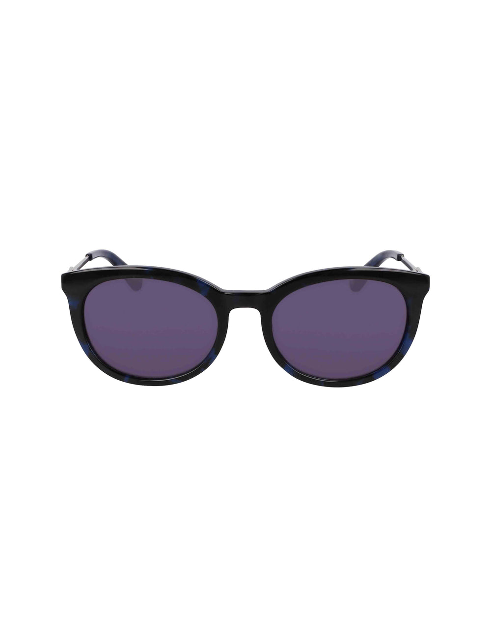 Vintage Rounded Rectangle Sunglasses - Anne Klein BLUE TORTOISE