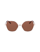 Anne Klein Rose Gold Sophisticated Butterfly Sunglasses - Anne Klein Rose Gold