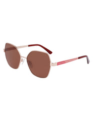 Anne Klein Rose Gold Sophisticated Butterfly Sunglasses - Anne Klein Rose Gold