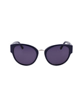 Anne Klein Navy Chic Rounded Cat-Eye Sunglasses - Anne Klein Navy