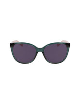 Anne Klein Olive Crystal Cat-Eye Braided Sunglasses - Anne Klein Olive Crystal