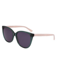 Anne Klein Olive Crystal Cat-Eye Braided Sunglasses - Anne Klein Olive Crystal