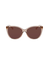 Anne Klein Taupe Crystal Cat-Eye Braided Sunglasses - Anne Klein Taupe Crystal