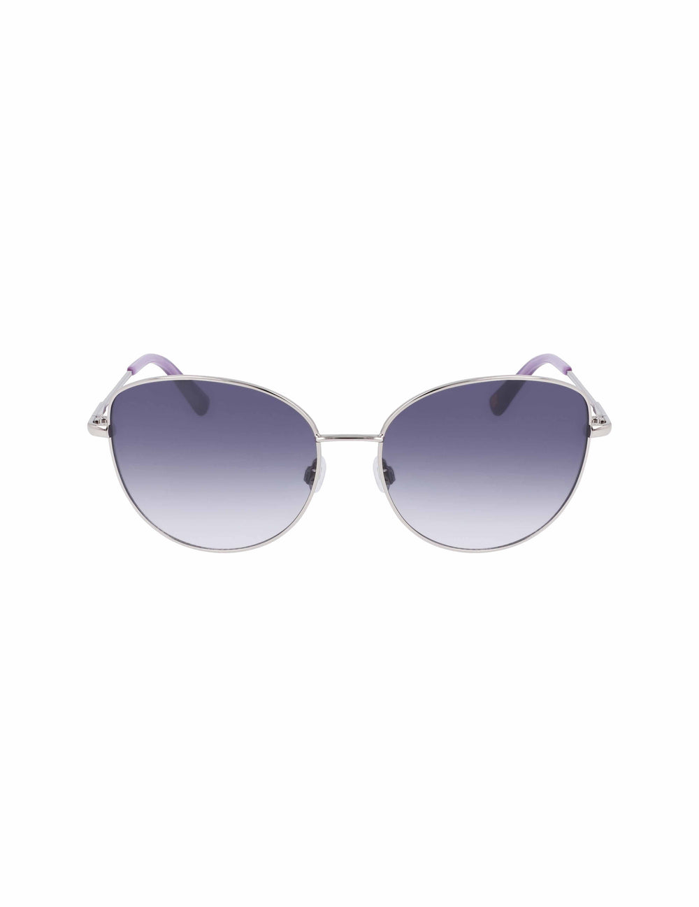 Trendy Round Sunglasses Silver - Anne Klein Silver