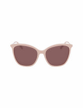 Oversized Square Sunglasses Taupe - Anne Klein Taupe