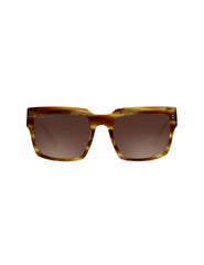 Blonde Horn Oversized Square Sunglasses - Anne Klein