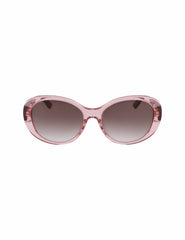 Crystal Glamorous Oval Sunglasses Pink Crystal - Anne Klein Pink Crystal