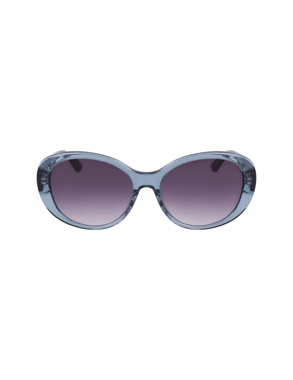 Crystal Glamorous Oval Sunglasses Grey Crystal - Anne Klein Grey Crystal