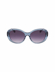 Crystal Glamorous Oval Sunglasses Grey Crystal - Anne Klein Grey Crystal