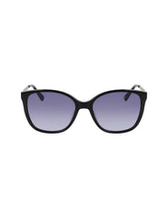 Horn Classic Square Sunglasses Black - Anne Klein Black