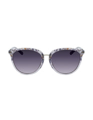 Square Animal Sunglasses Grey - Anne Klein Grey Animal