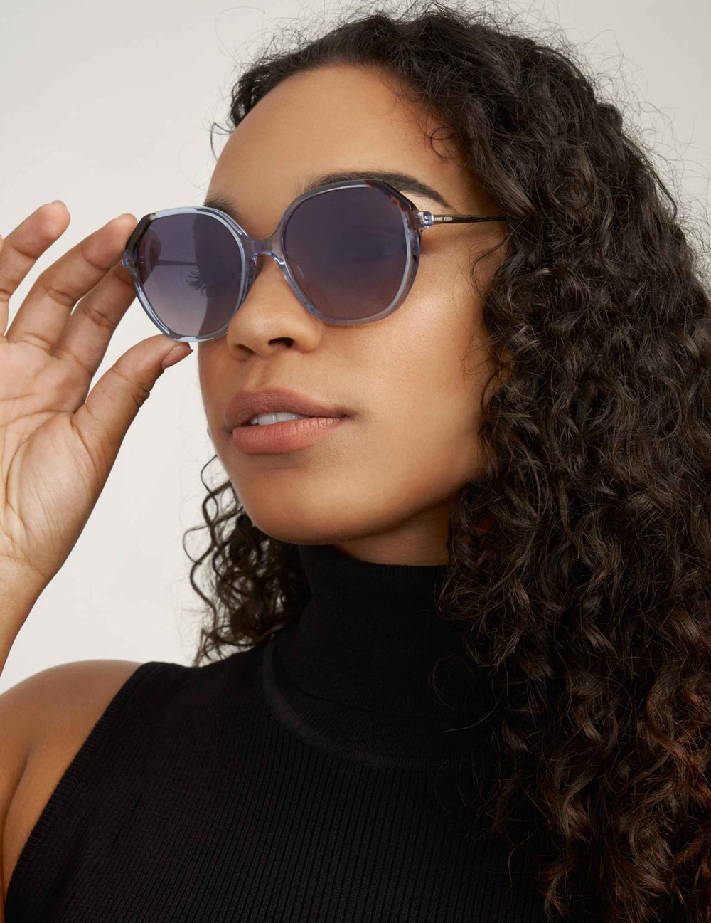 Anne Klein Blue Geometric Sunglasses - Anne Klein