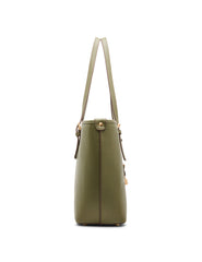 Carry All Tote in Safari Green - Anne Klein Safari Green