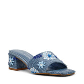 Dolls Sandal - Anne Klein Blue Raffia