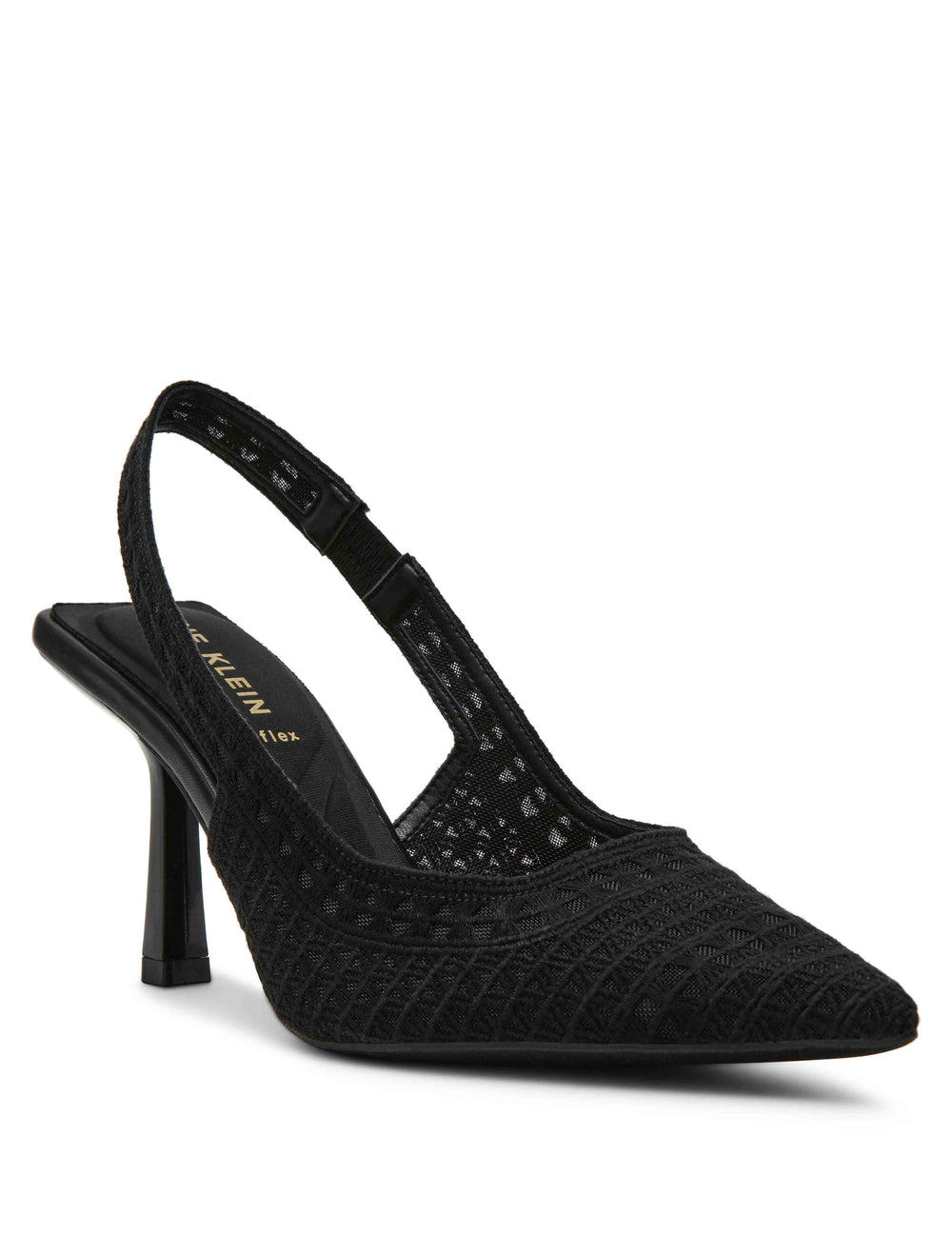 Ismeralda Slingback - Anne Klein Black Crochet