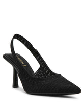 Ismeralda Slingback - Anne Klein Black Crochet