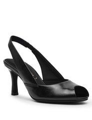 Jovi Slingback - Anne Klein Black Crinkle