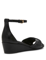 Whitby Wedge - Anne Klein Black Smooth