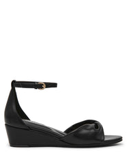 Whitby Wedge - Anne Klein Black Smooth