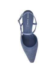 Cosmo-R Heel: Chic, Versatile Style - Anne Klein Blue Raffia
