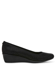 Wisher Crystal Wedge - Anne Klein Black Crystal