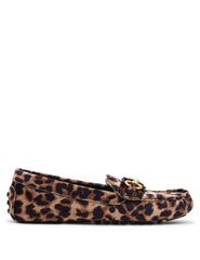 Chrystie Leopard Print Moccasin Loafer - Anne Klein Leopard