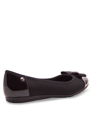 Anne Klein Alive Flat - Anne Klein Black Fabric