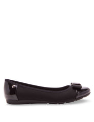 Anne Klein Alive Flat - Anne Klein Black Fabric