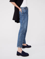 Emmylou Suede Loafer in Navy - Anne Klein Navy