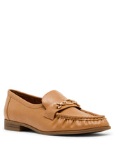 Better Loafer with Sculpted Buckle - Anne Klein Camel