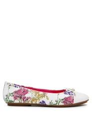 Luci Ballet Flat - Anne Klein White Floral