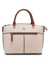 Dome Satchel Handbag with Crossbody Strap - Anne Klein