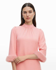 Open Back Shift Dress - Anne Klein Blossom