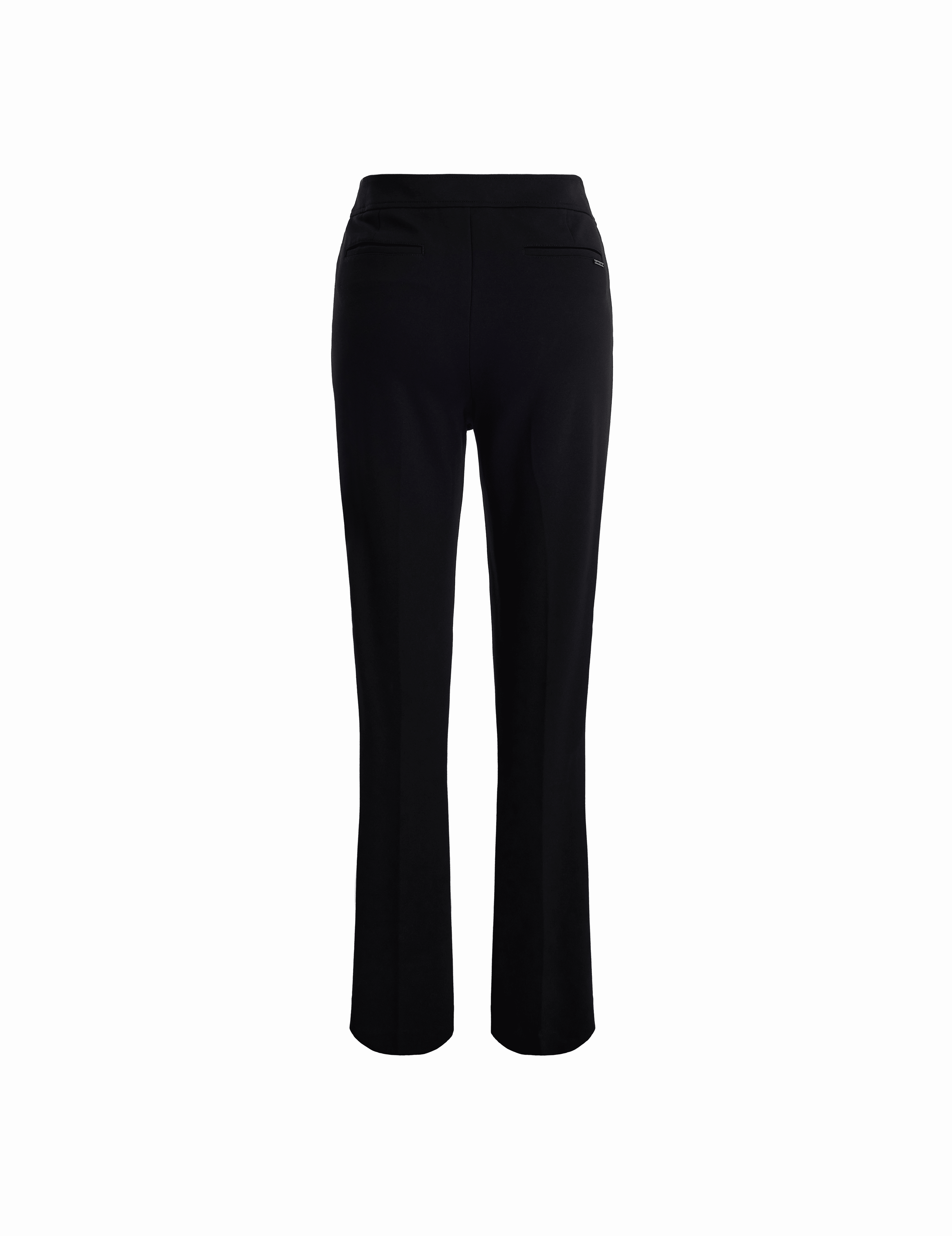 Fly Front Bootleg Pant in Black - Anne Klein Black