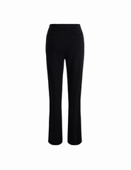 Fly Front Bootleg Pant in Black - Anne Klein Black