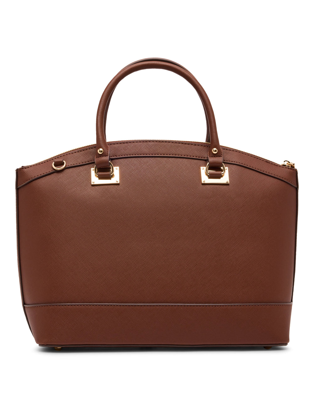 New Recruits Dome Satchel Bag - Anne Klein Walnut