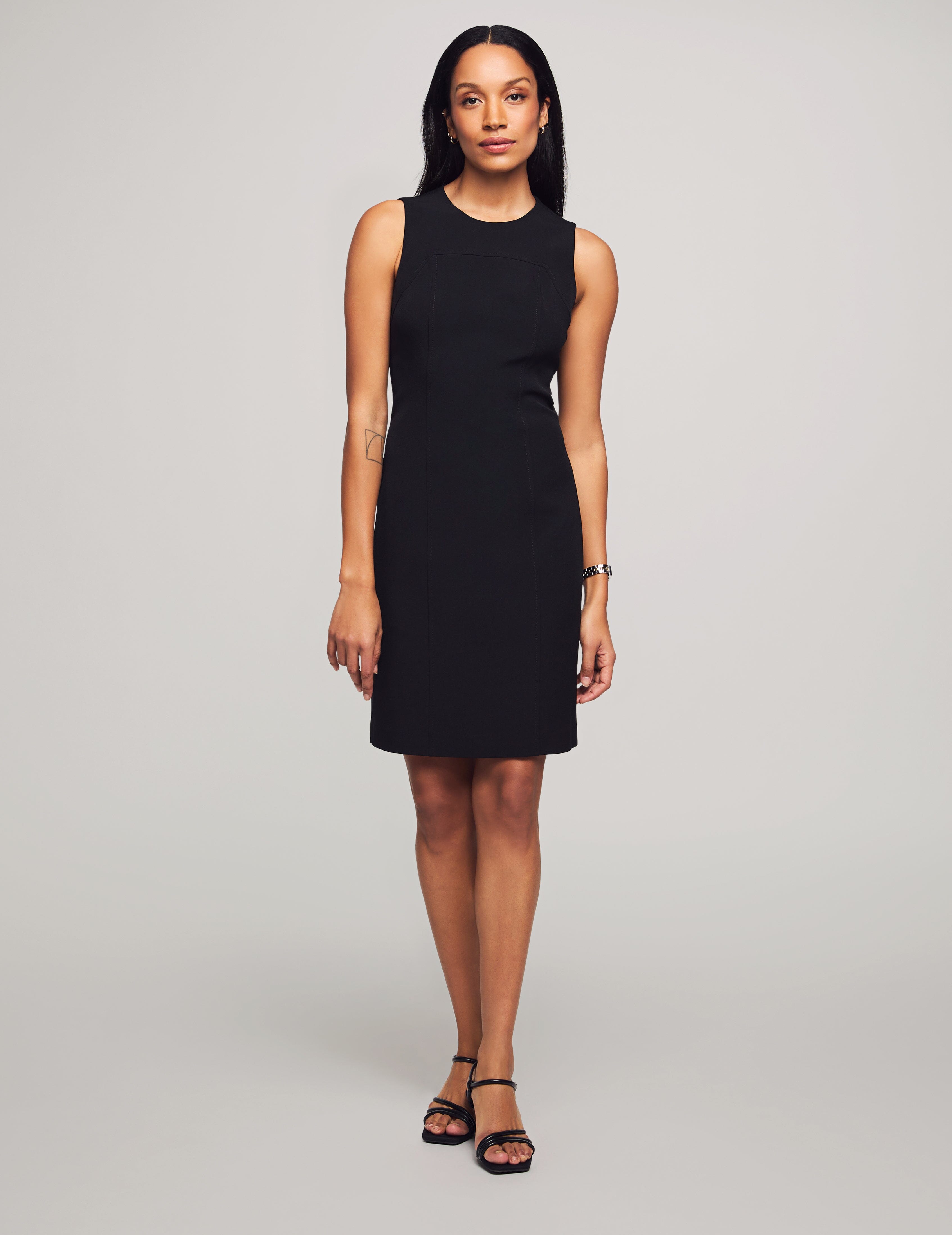 Black Blazer & Sheath Dress Set - Anne Klein Black
