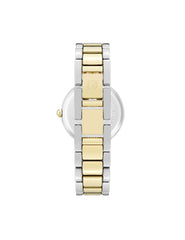 Diamond Dial Bracelet Watch - Anne Klein Navy&Two-Tone