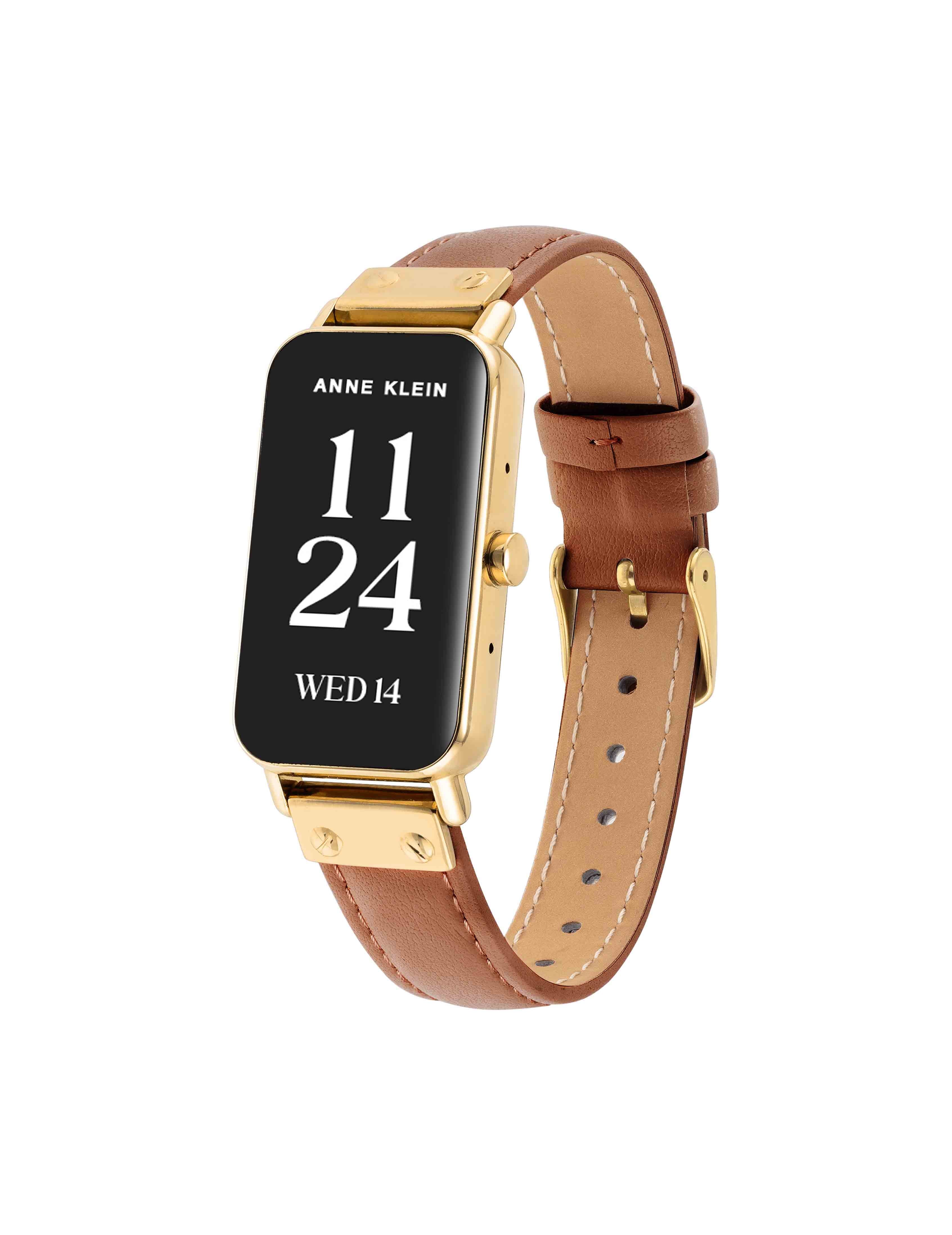 Connect It Illume Smartwatch Set - Anne Klein Gold-Tone/Brown/Navy