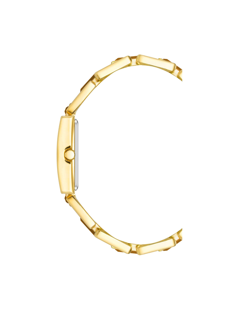 Gemstone Accented Bracelet Watch - Anne Klein Tiger's Eye/Gold