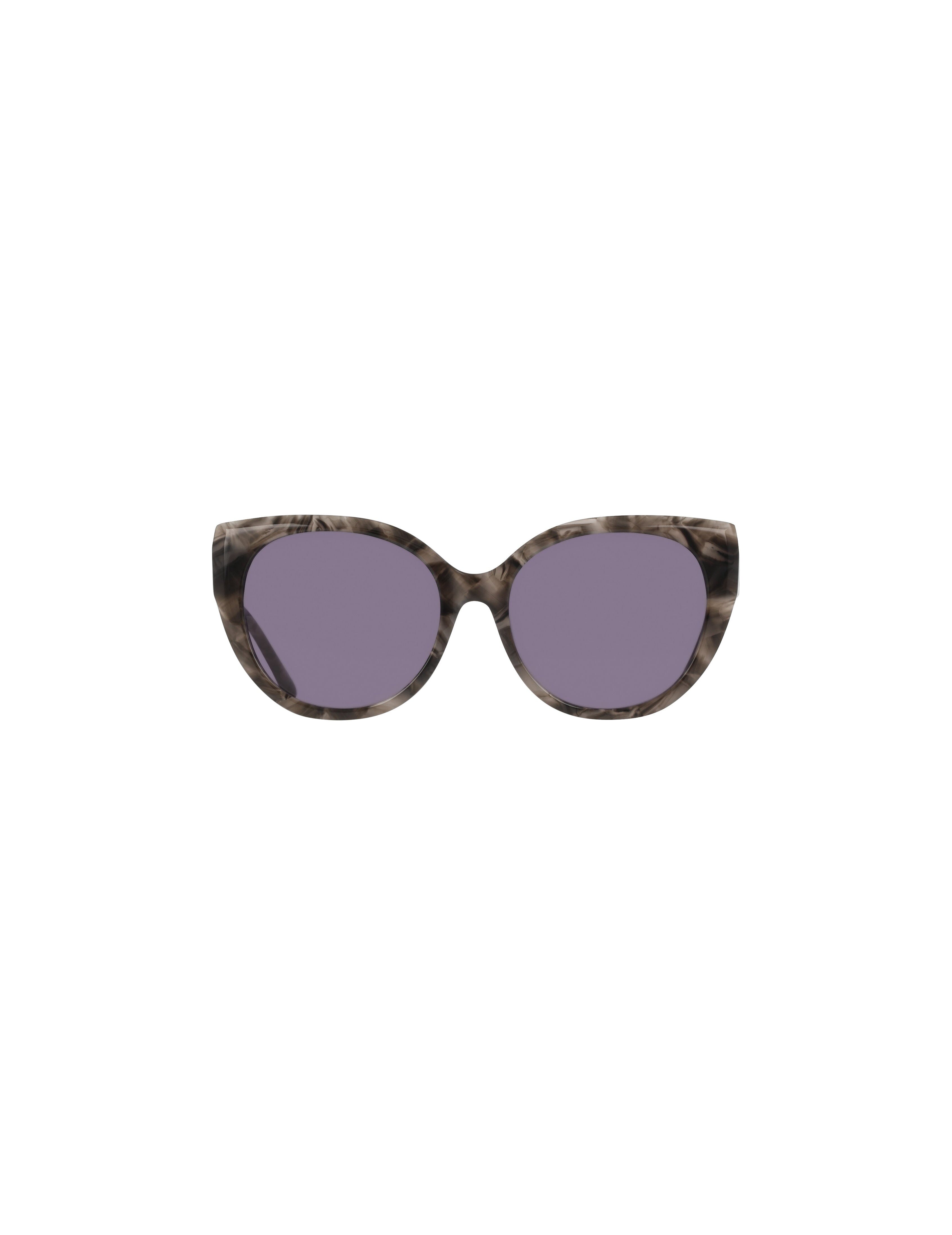 Cat-Eye Marbleized Sunglasses - Anne Klein BLACK MARBLE