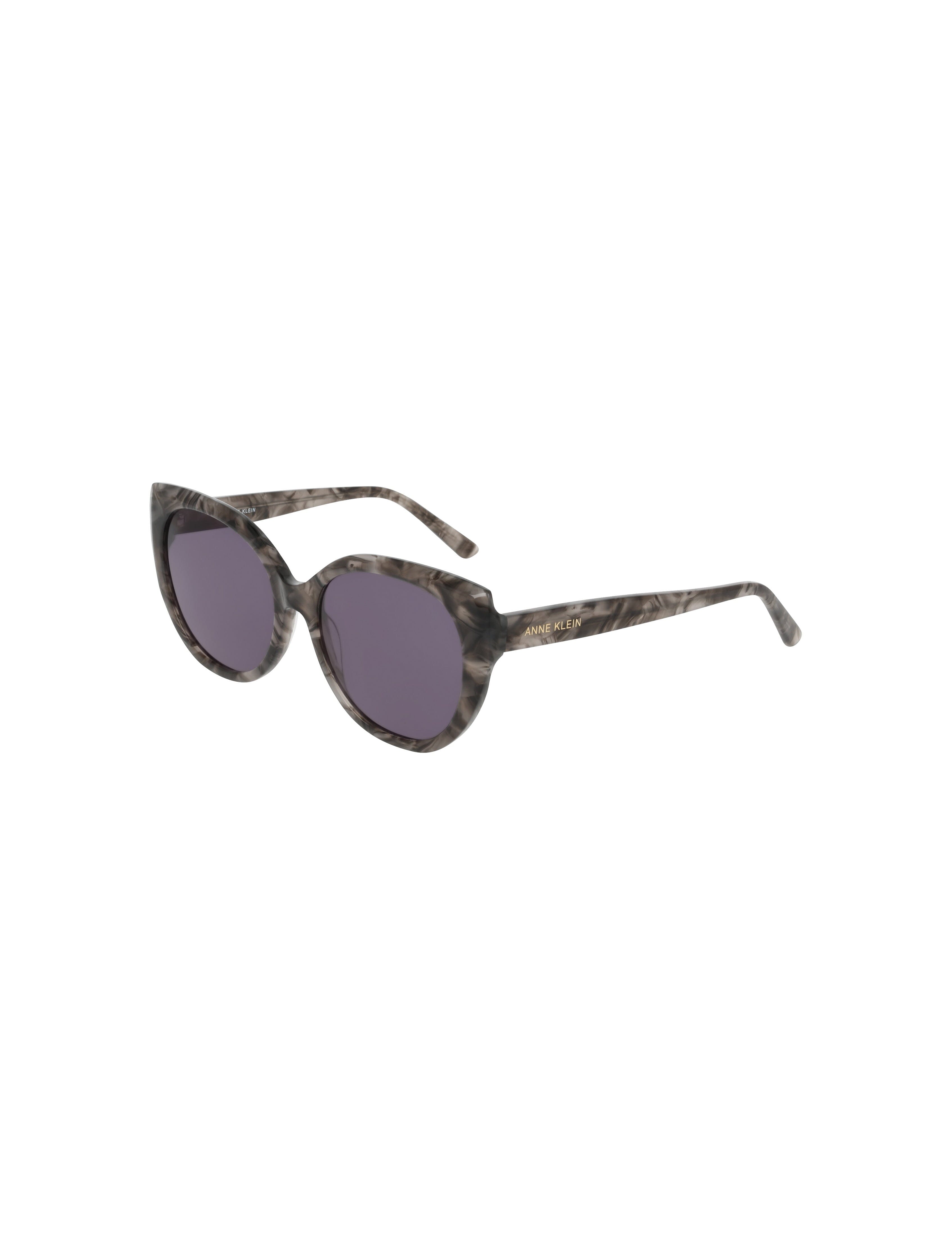 Cat-Eye Marbleized Sunglasses - Anne Klein BLACK MARBLE