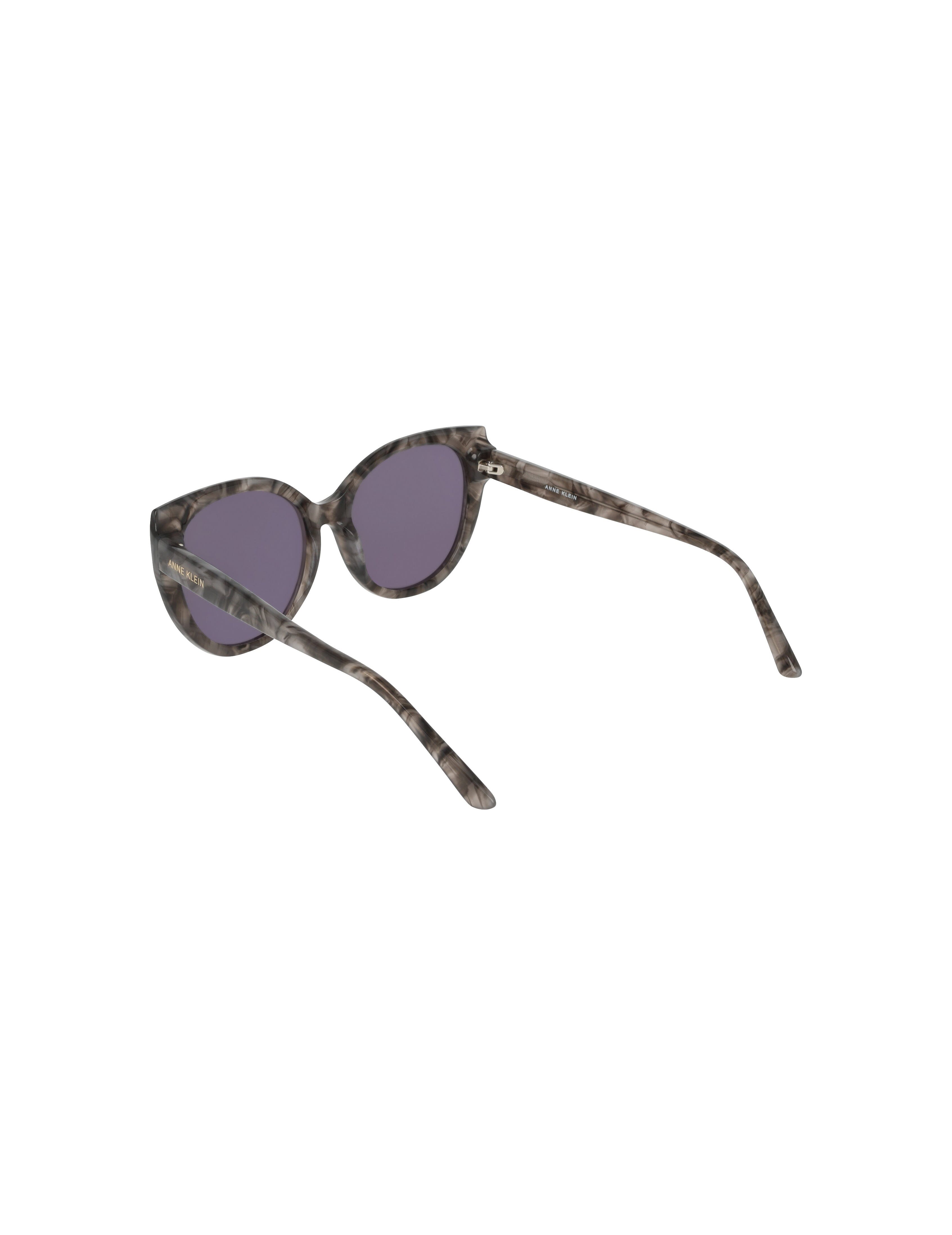 Cat-Eye Marbleized Sunglasses - Anne Klein BLACK MARBLE