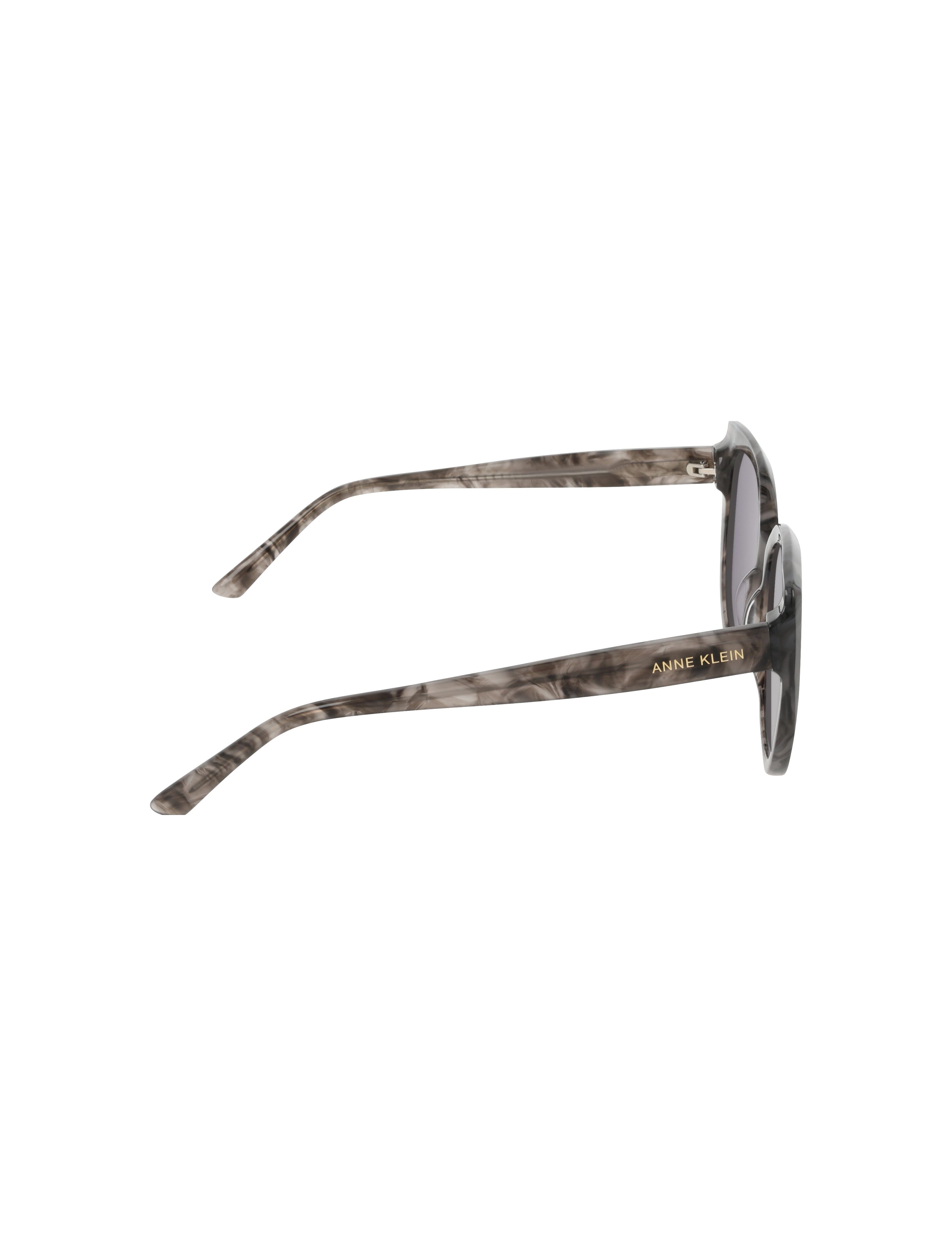 Cat-Eye Marbleized Sunglasses - Anne Klein BLACK MARBLE