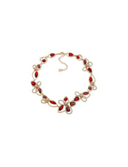 Floral station Drama Necklace - Anne Klein