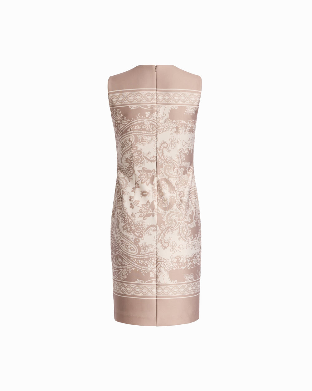 Sleeveless Sheath Dress - Anne Klein LATTE MULTI