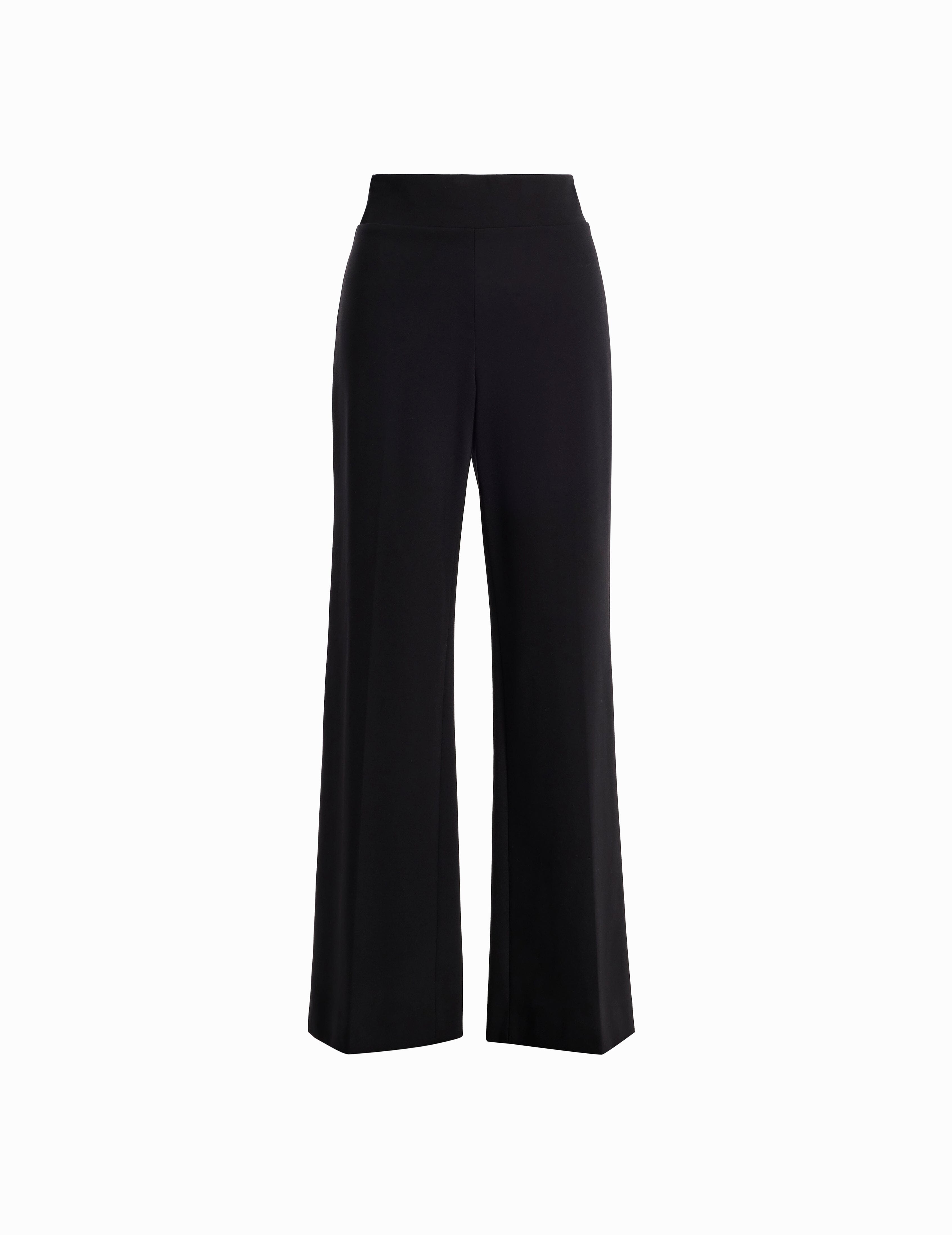 Pull On Wide Leg Pant in Black - Anne Klein Anne Black