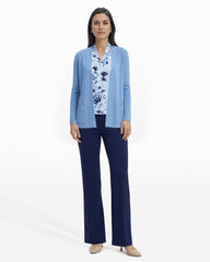 Malibu Kissing Front Cardigan - Anne Klein LAGOON