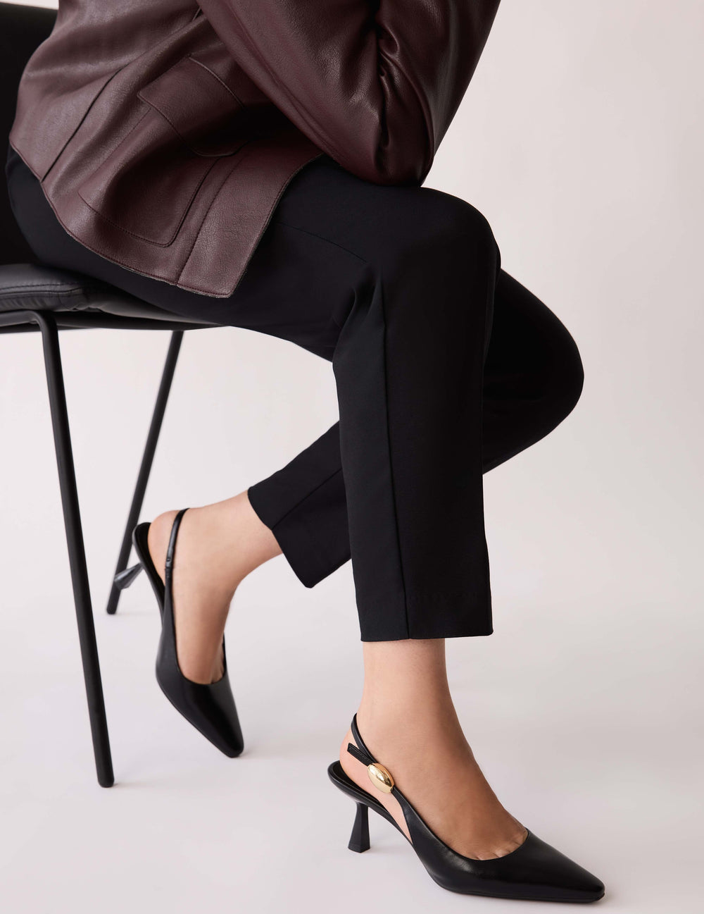 Cynthia - Anne Klein Black Smooth