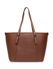 Carry All Tote in Walnut - Anne Klein Walnut